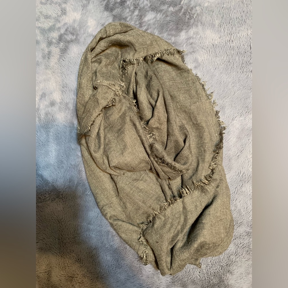 Army green infinity scarf